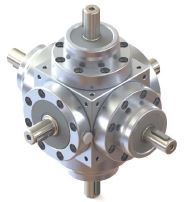 Bevel Gearbox with 6 Shaft